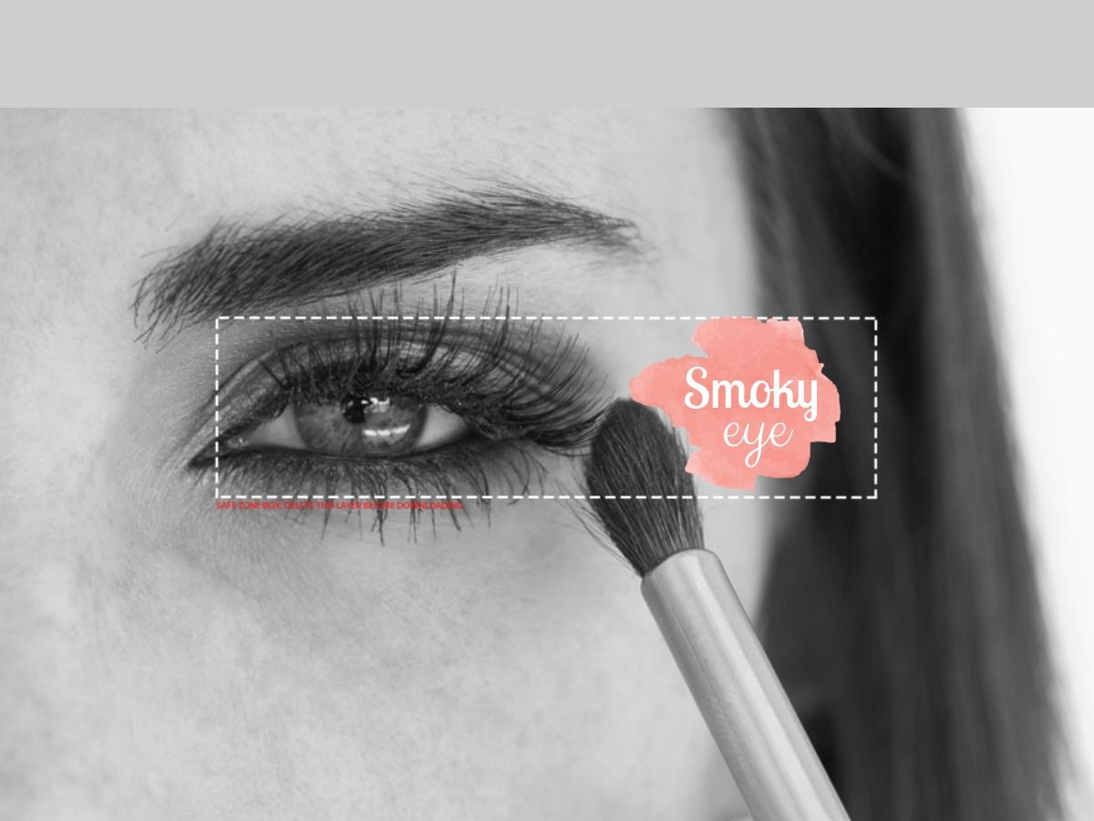 Imagen de cerca de una mujer con ojos ahumados - Ideas para etiquetar vídeos de YouTube - Imagen