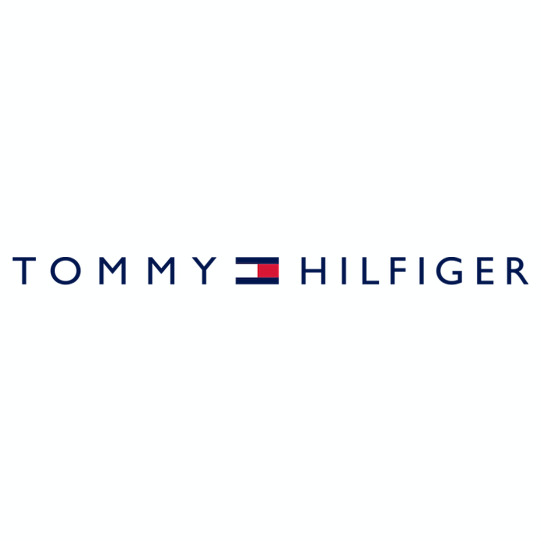 Logotipo de Tommy Hilfiger: Gill Sans es una fuente universal utilizada por la BBC, AMD y muchas otras marcas exitosas. Imagen