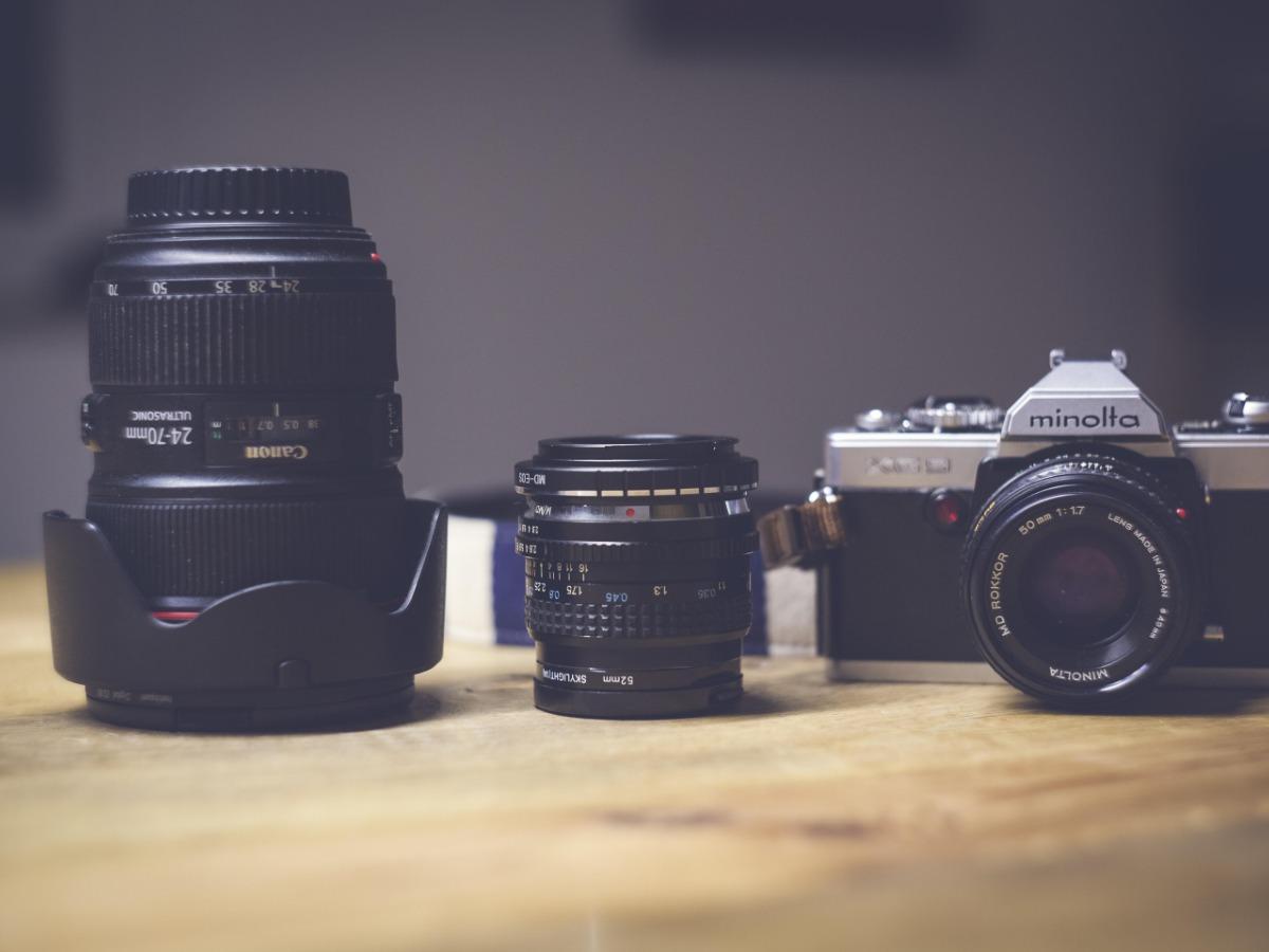 Three cameras on a desk - Tips on how to create YouTube content from your enthusiasm for film tech - Image