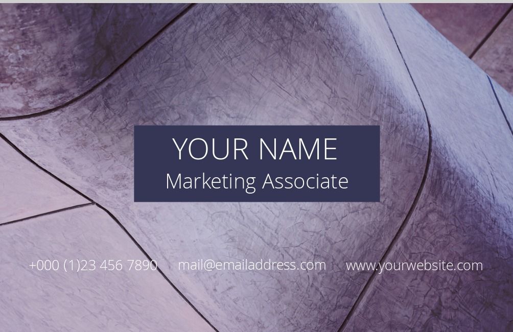 Business card template with abstract background - How to engage someone's attention with abstract business card design - Image