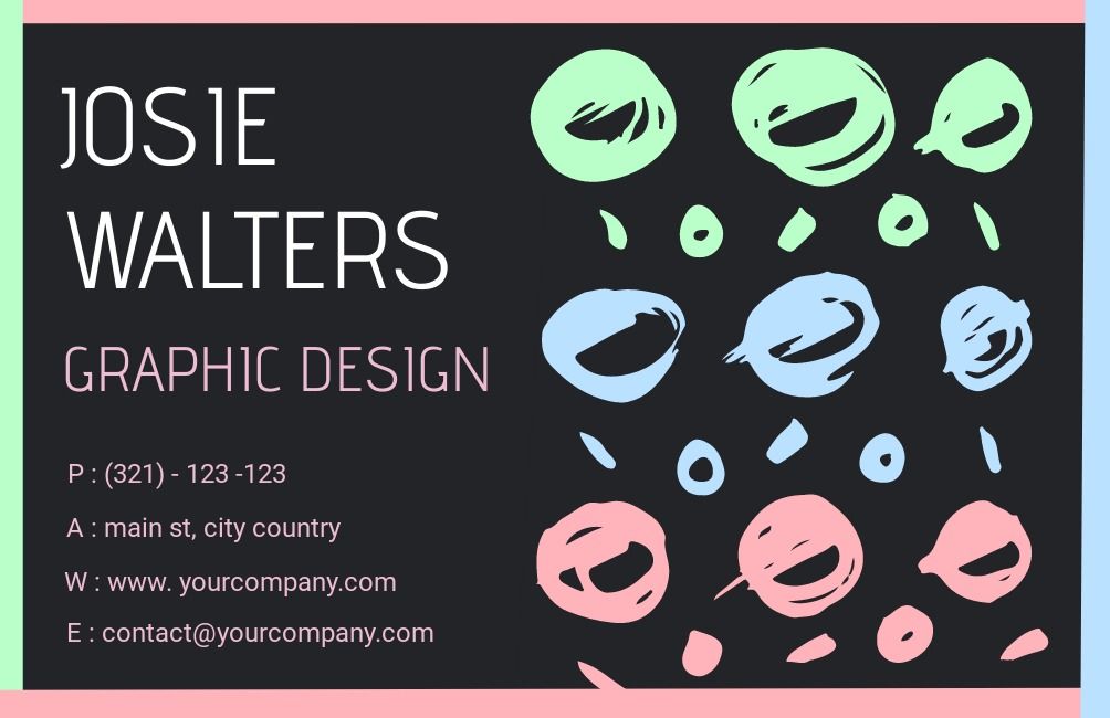 Multifaceted graphic designer business card template - How to take a multifaceted approach to business card design - Image