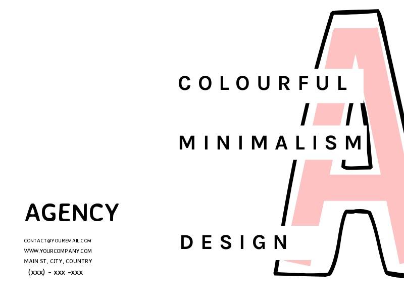 Desenhos geométricos minimalistas coloridos