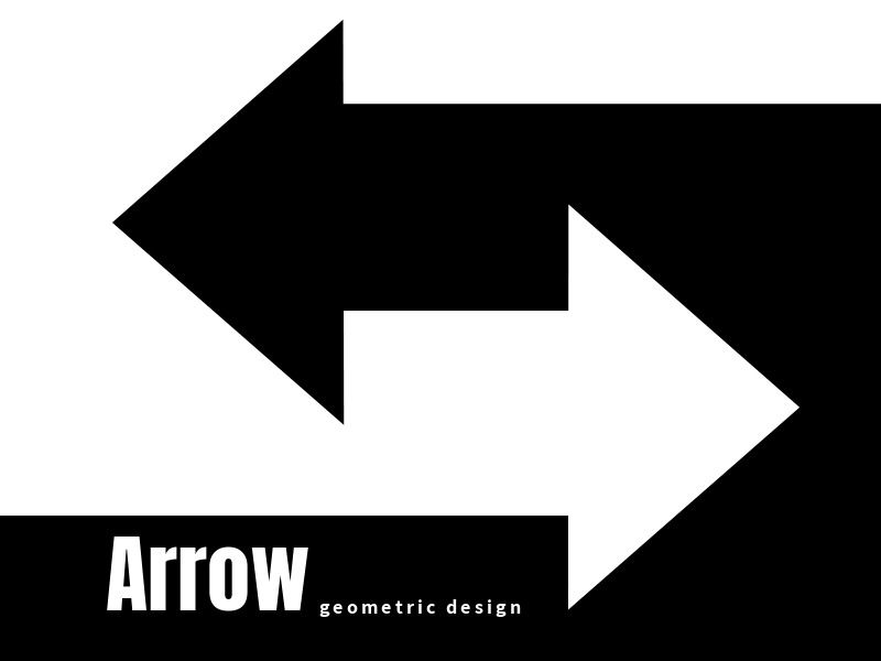 Minimal Black & White Arrow Design - Tips on how to use arrows in your design - Image