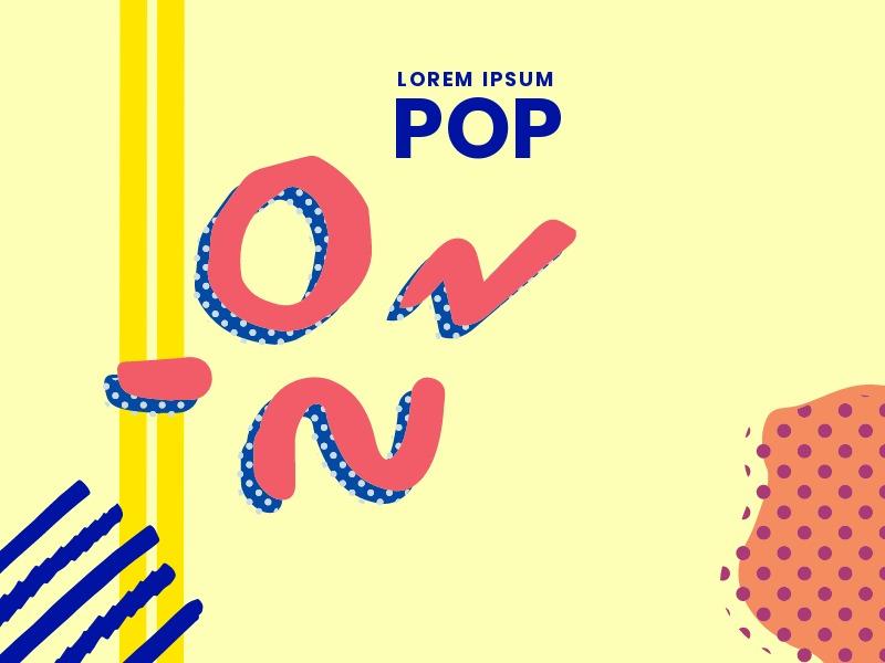 Art Pop Géométrique - Esthétique du pop art dans le design géométrique - Image