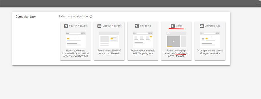 Campagne vidéo YouTube - Créer un compte Google AdWords - Image