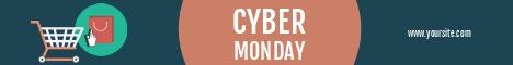 Plantilla de anuncio horizontal Cyber ​​Monday - Banners rectangulares - Imagen