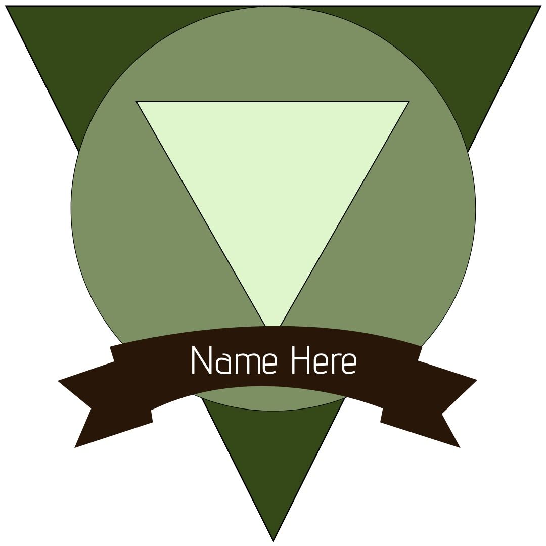 Design de logotipo de cerveja com emblema verde triangular editável