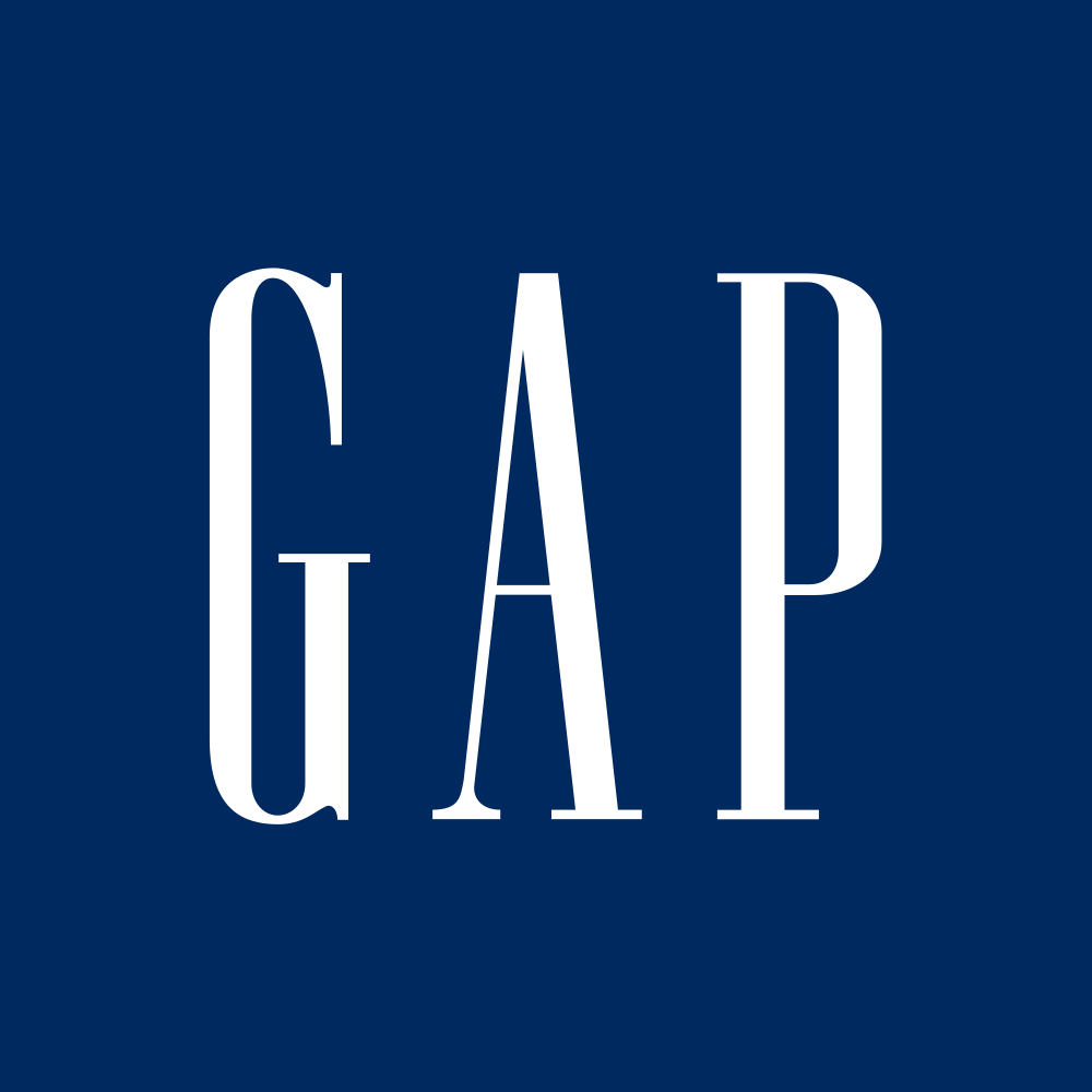 Logo Gap classique - Origine de la police du logo Gap - Image