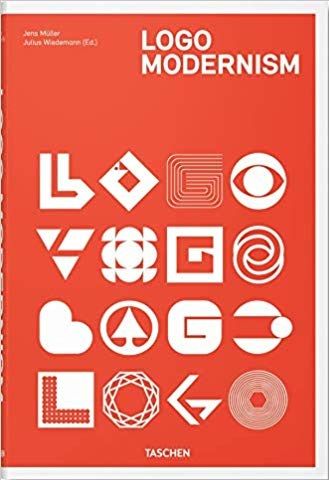 Buchcover „Logo Modernism Ein beispielloser Katalog moderner Marken“ – Ein Buch über modernistische Logos – Bild