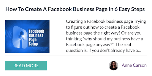 How to create a Facebook Business Page example - Start your how-to blog by putting yourself in your audience's shoes - Image