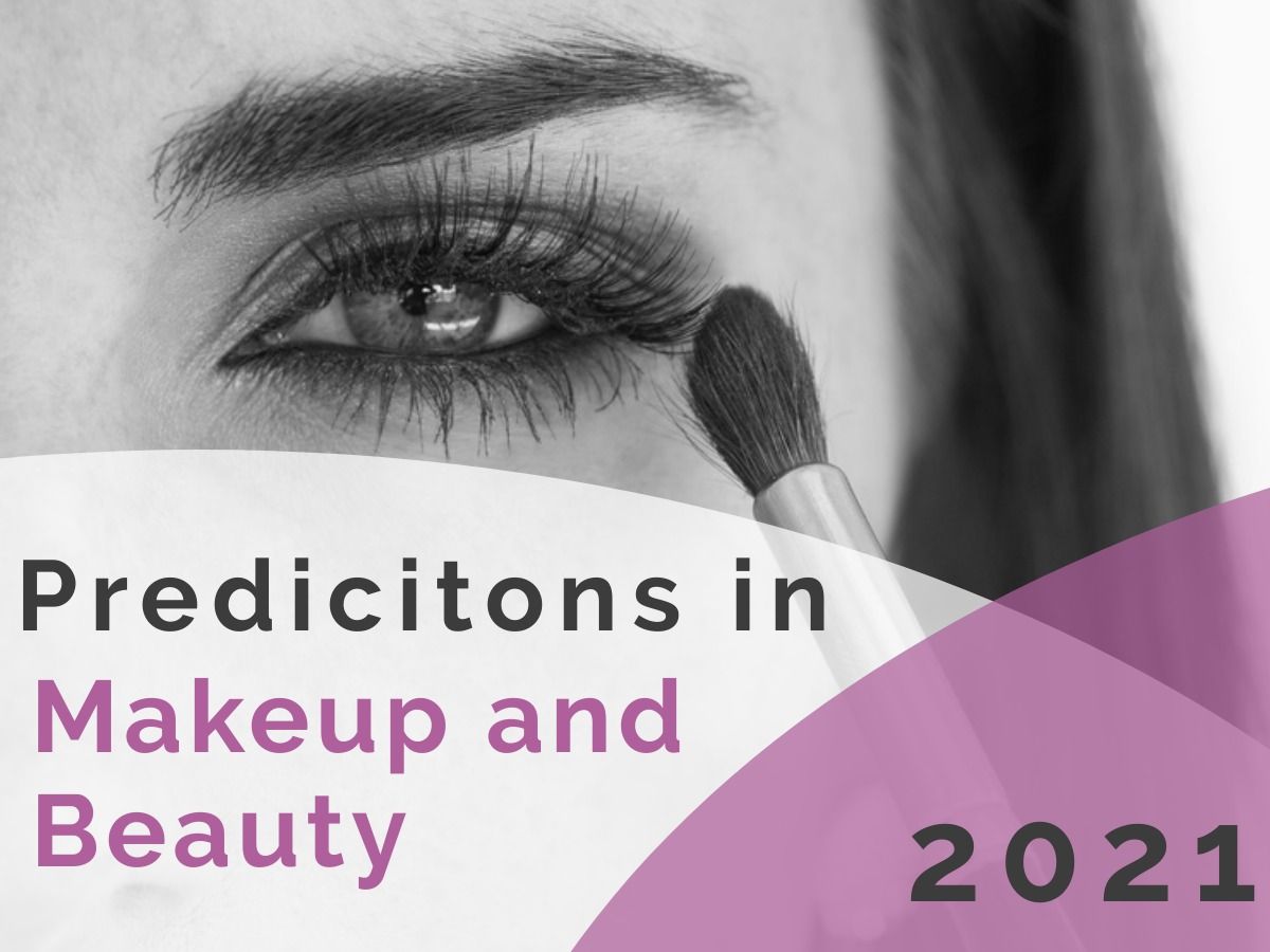 Young woman applying eyeshadow, predictions in makeup and beauty post cover - Tips on how to write prediction blog posts - Image
