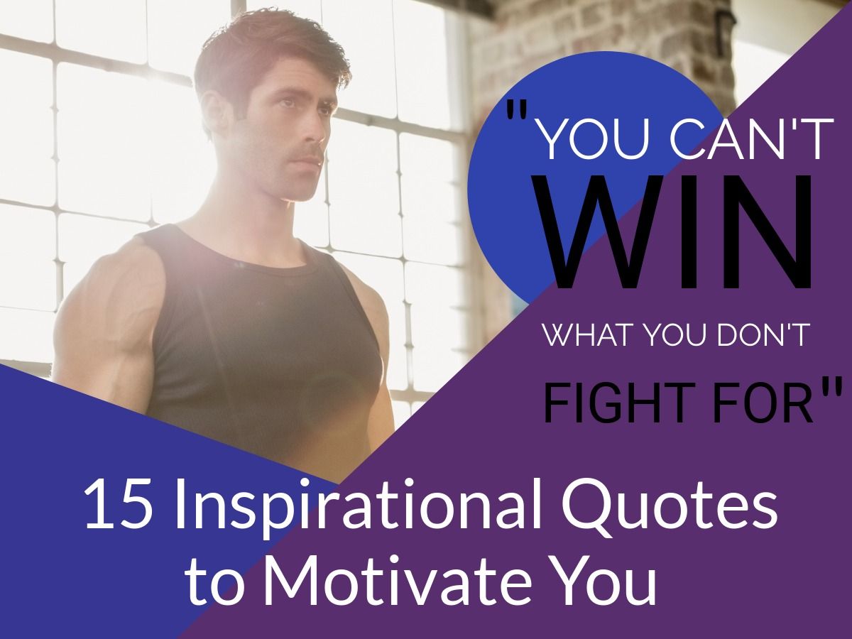 '15 Inspirational Quotes to Motivate You' post cover example - Tips on how to create a quote-based blog post - Image