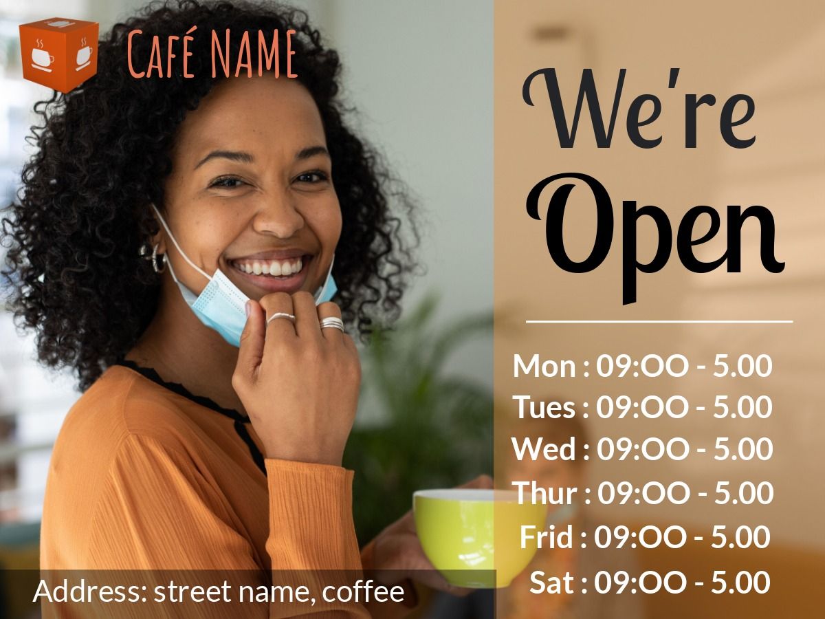 Café-Marketingbeitrag: Wir haben geöffnet
