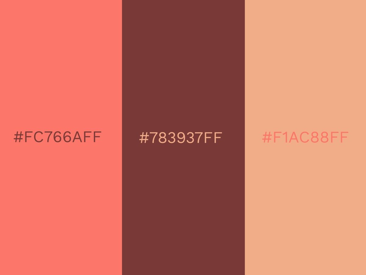 Coral brown peach - A brief guide on color theory for designers - Image