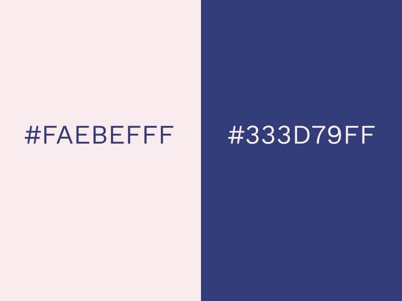 Combinaisons de couleurs rose et bleu marine - 80 combinaisons de couleurs accrocheuses pour 2021 - Image