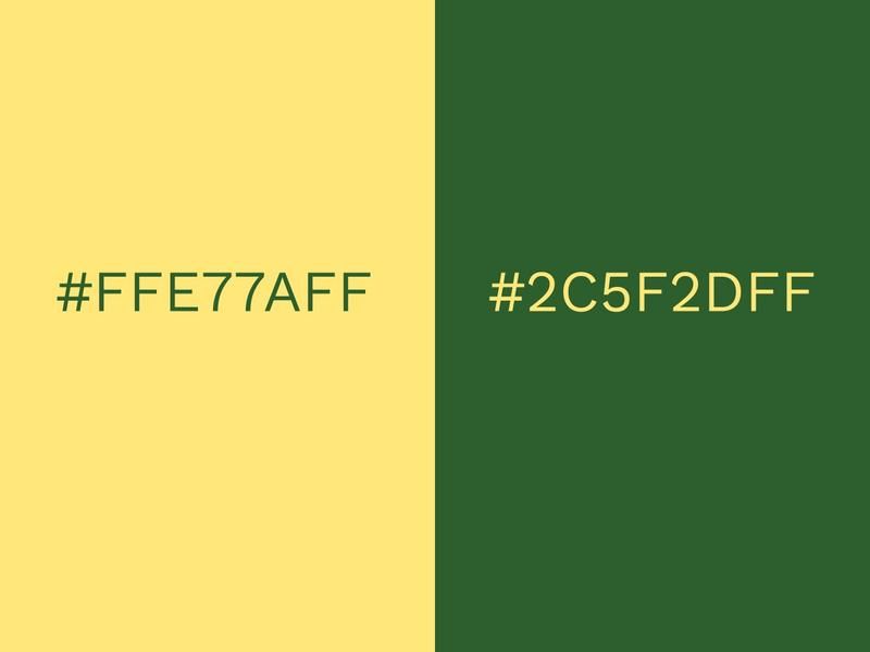 Combinaison de jaune doux et de vert verdoyant - 80 combinaisons de couleurs accrocheuses pour 2021 - Image