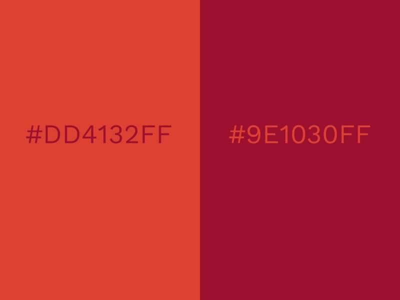 Fiesta and Jester Red color combos - 80 attractive color combinations to try in 2021 - Image