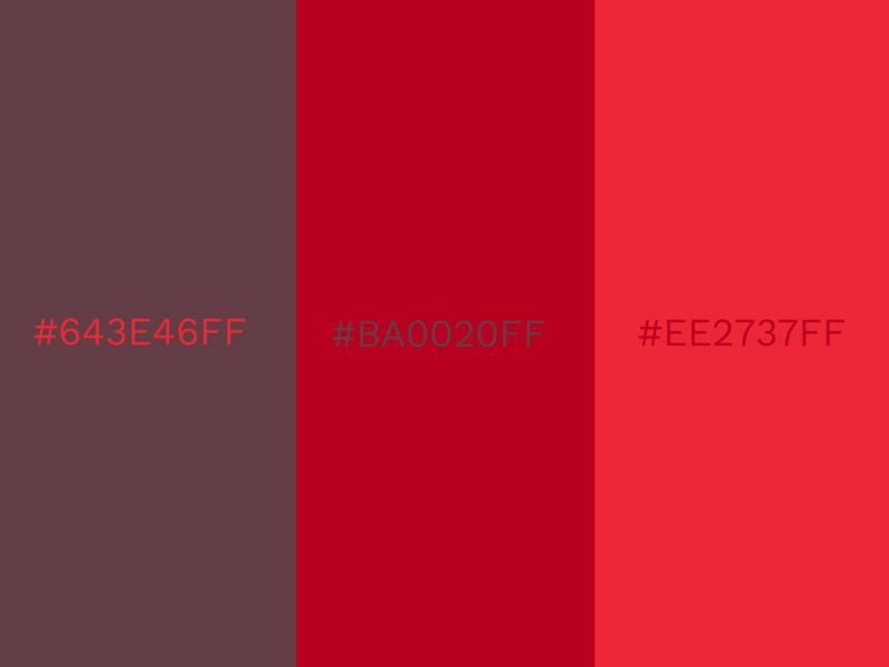 Combinaisons de couleurs Windsor Wine, Scarlet et Bright Red - 80 combinaisons de couleurs accrocheuses pour 2021 - Image