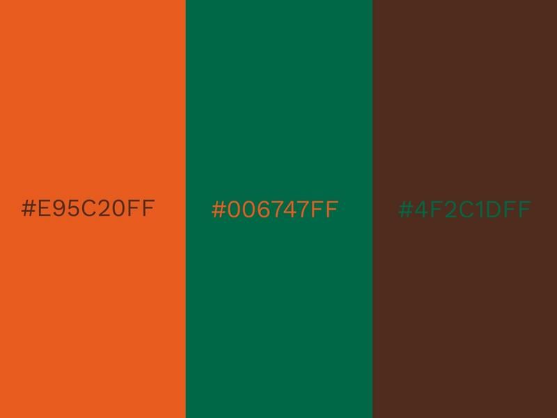 Puffin’s Bill, Green and Brown combos - 80 attractive color combinations to try in 2021 - Image