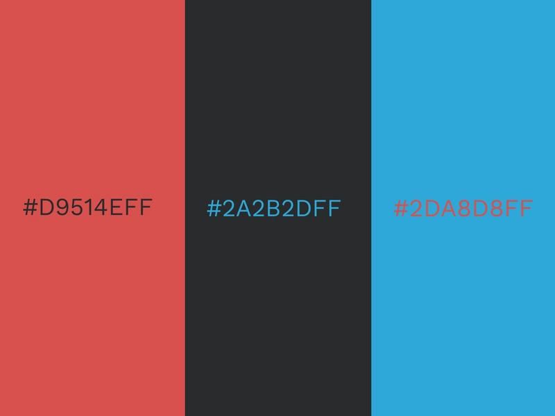 Combinaisons de couleurs Danger Red, Tap Shoe et Blue Blossom - 80 combinaisons de couleurs accrocheuses pour 2021 - Image