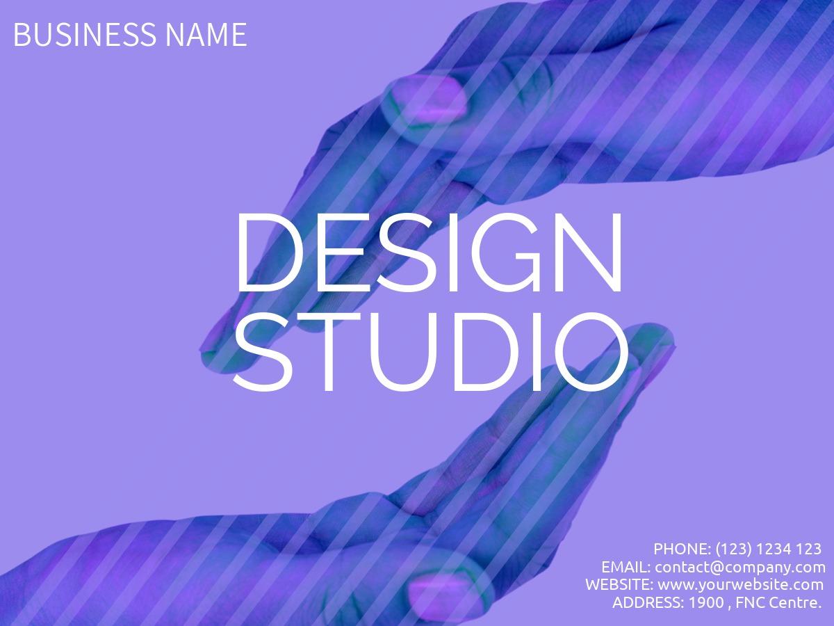 Lila Designstudio-Händedesign