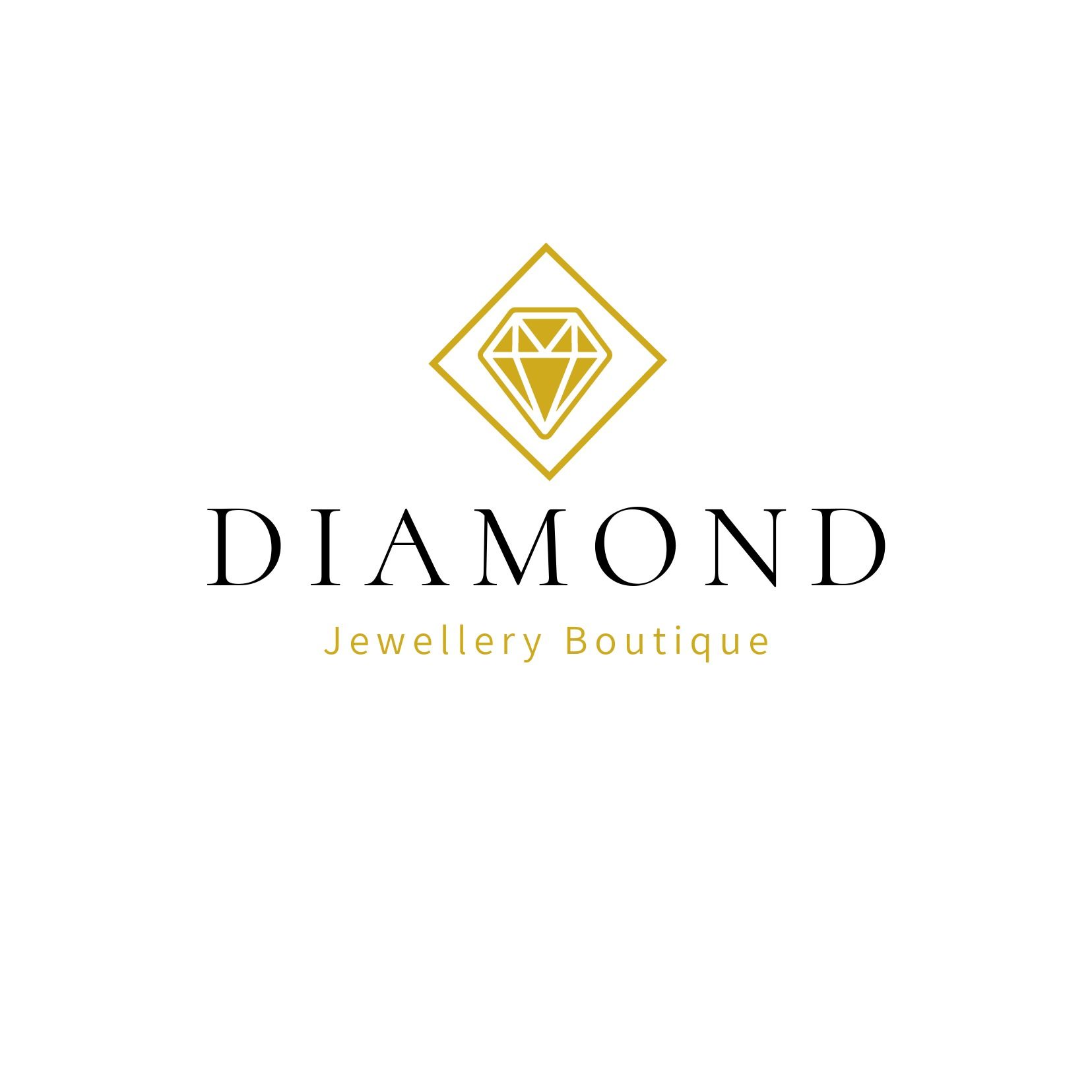 Diseños de logotipos creativos de bodas de diamantes.
