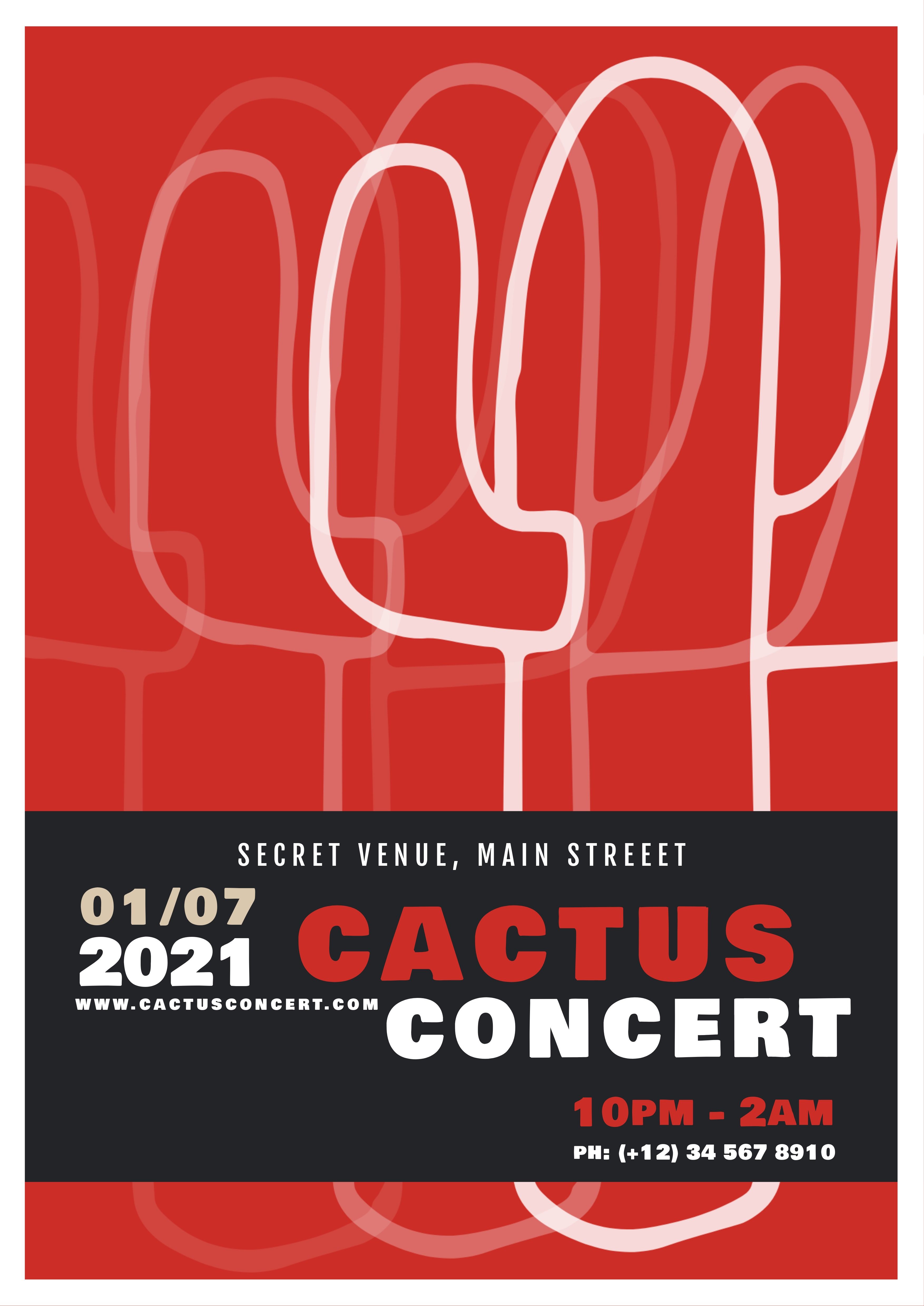 Event poster for rock concert - 14 Creative poster ideas & design tips - Image