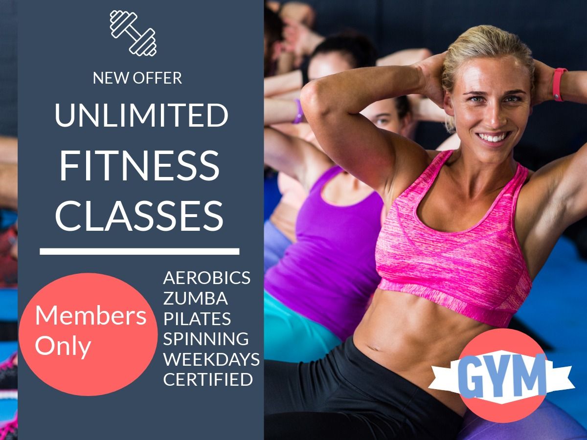 Unlimited fitness classes - Customer loyalty program ideas - Image