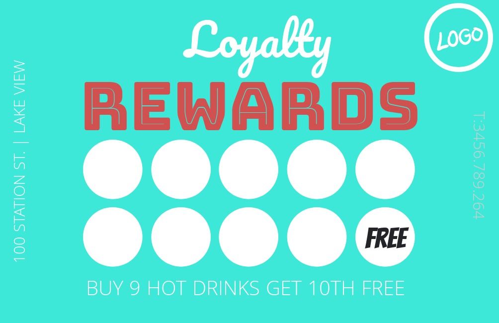 Rewards Card: Loyalty Reward Program - Customer loyalty program ideas - Image