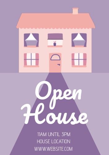Open house - Print and digital design - Image