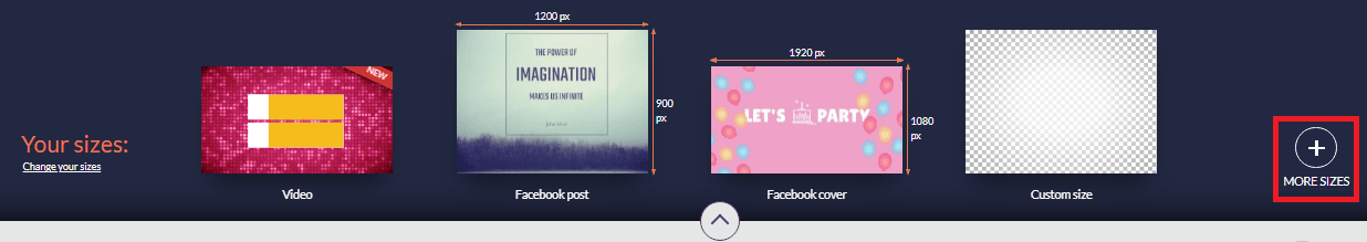 Step 2.1: Choose more sizes - The best marketing strategies and techniques for small businesses in 2023 - Image