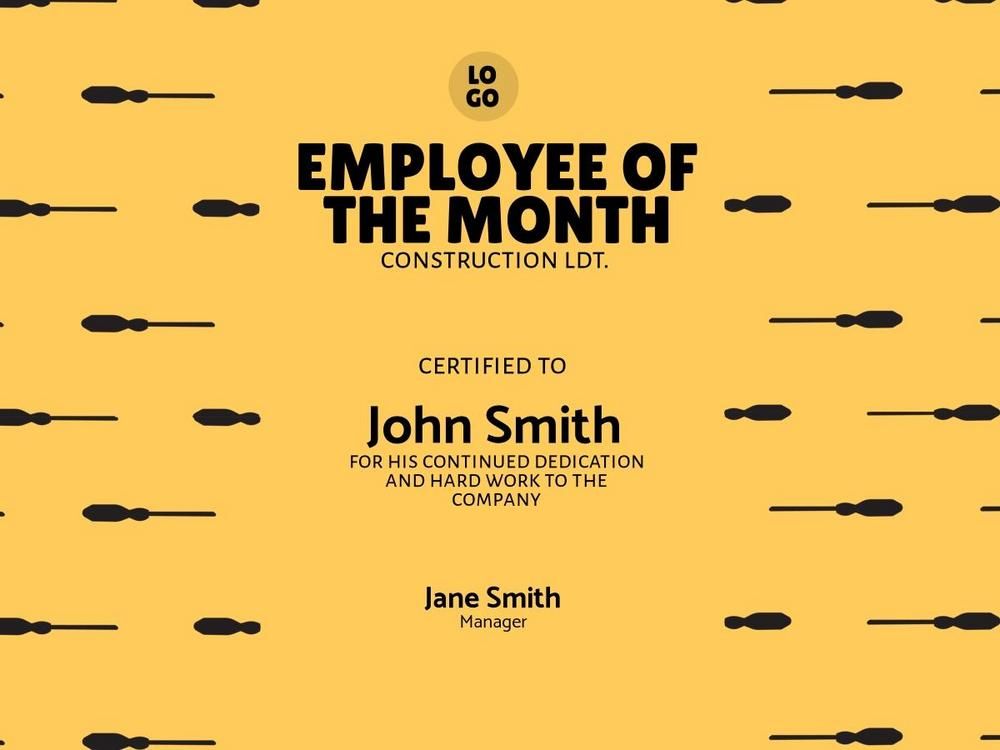 Employee of the month - 70 creative ways to boost employee morale - Image
