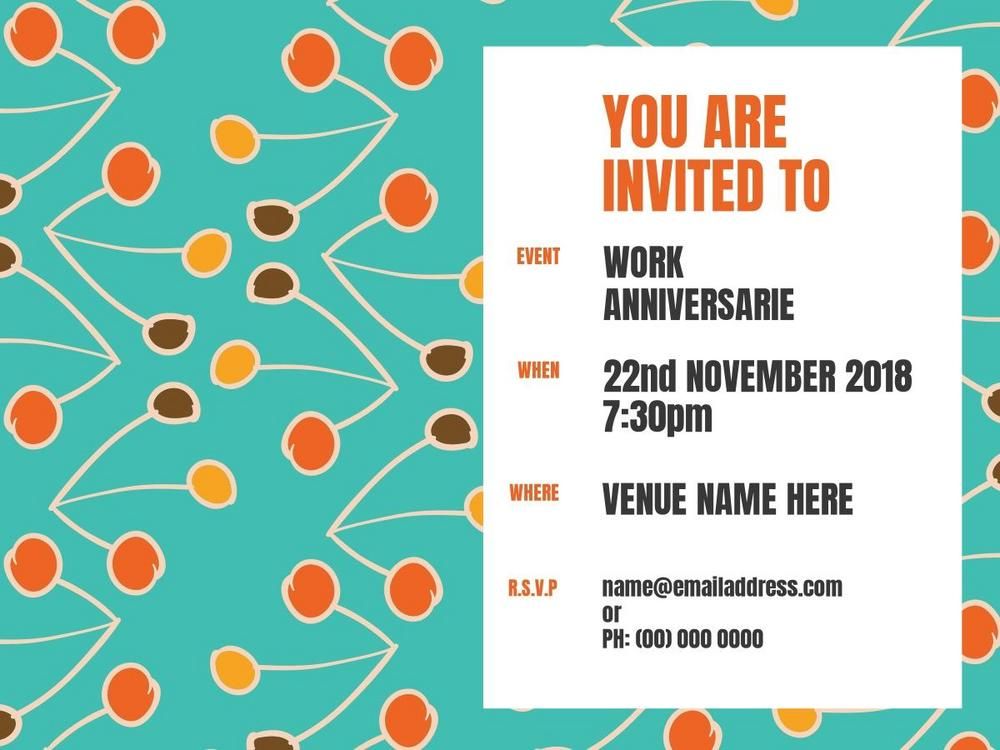Work anniversary invitation - 70 creative ways to boost employee morale - Image