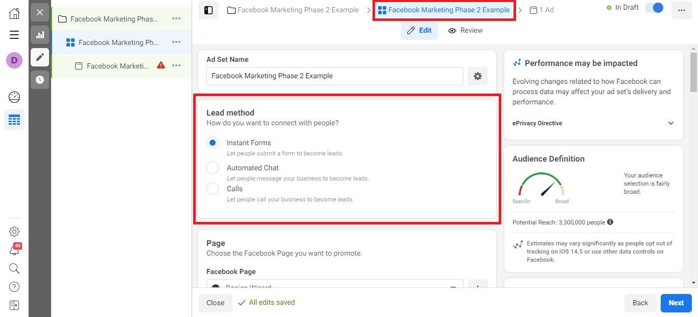 Facebook Lead Ads step 1 - How to choose the right Facebook event photo size, best practices - Image