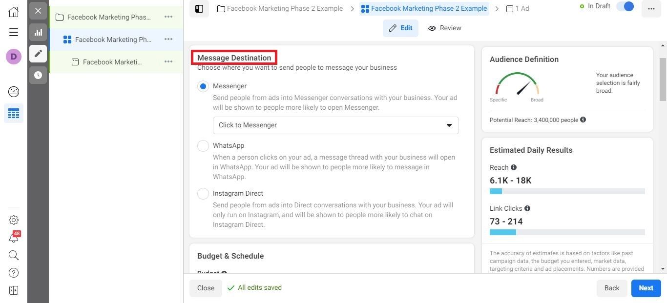 Annonces Facebook Messenger étape 2 - Un guide pour votre stratégie - Image 
