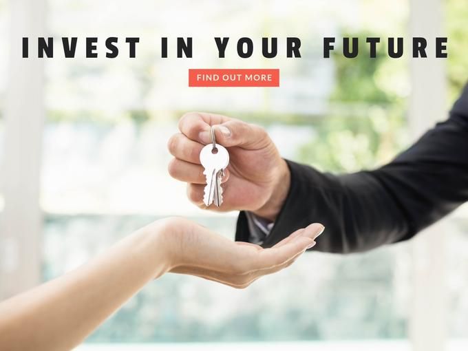 Invest in your future; real estate company ad - Amazing Facebook post ideas for businesses - Image