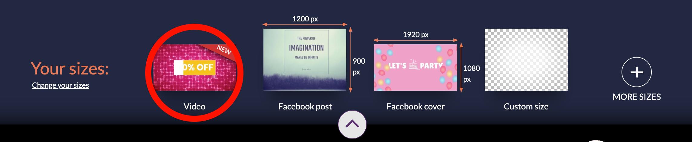 Étape 2 Sélectionnez une toile vierge - Comment créer des publicités vidéo Facebook - Image