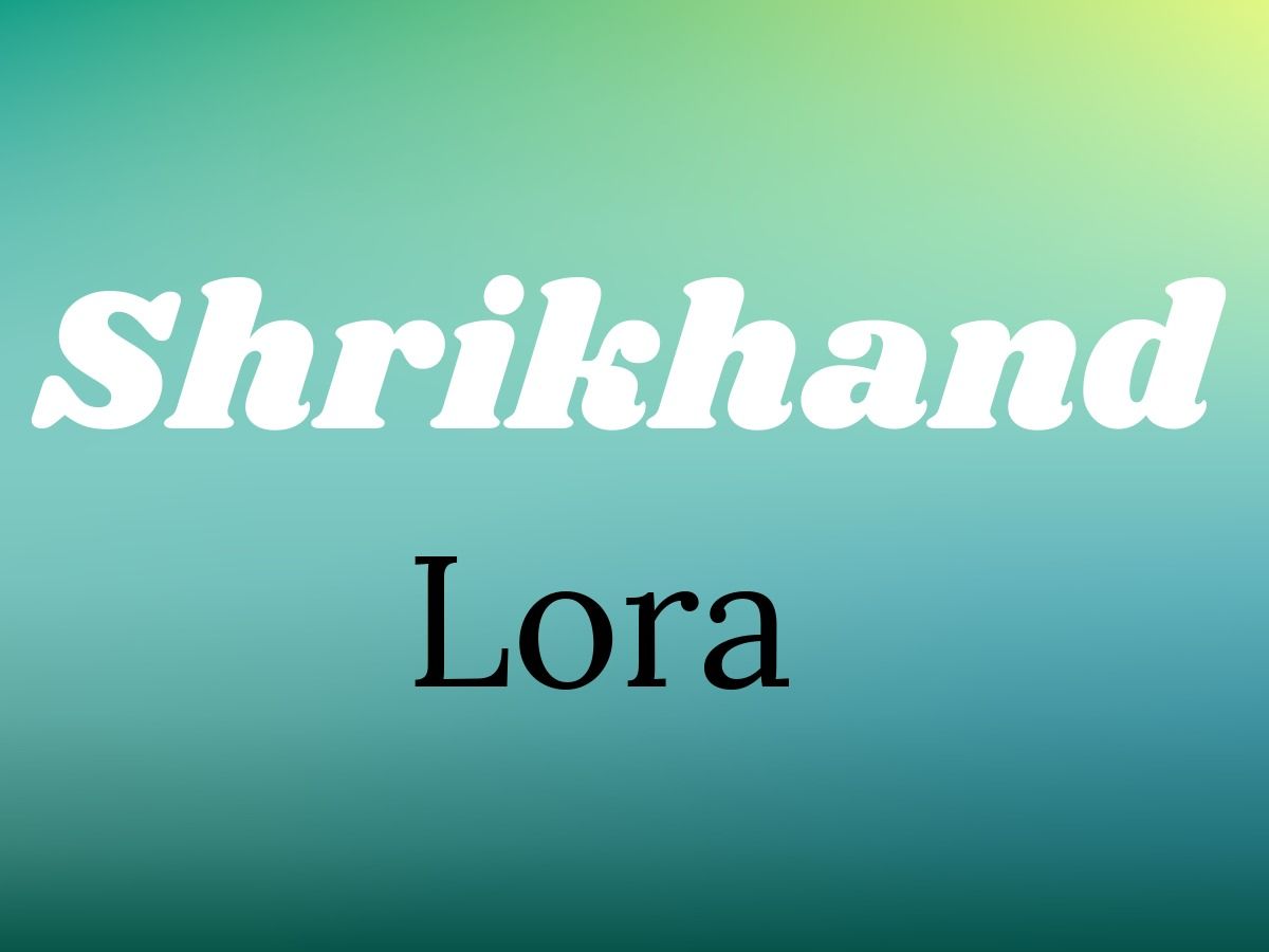 Shrikhand et Lora - Image