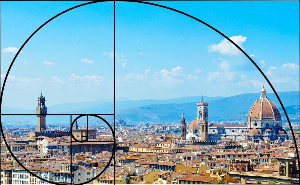 Golden Ratio in Design Florence Skyline - What is the golden ratio and why do graphic designers use it so often - Image