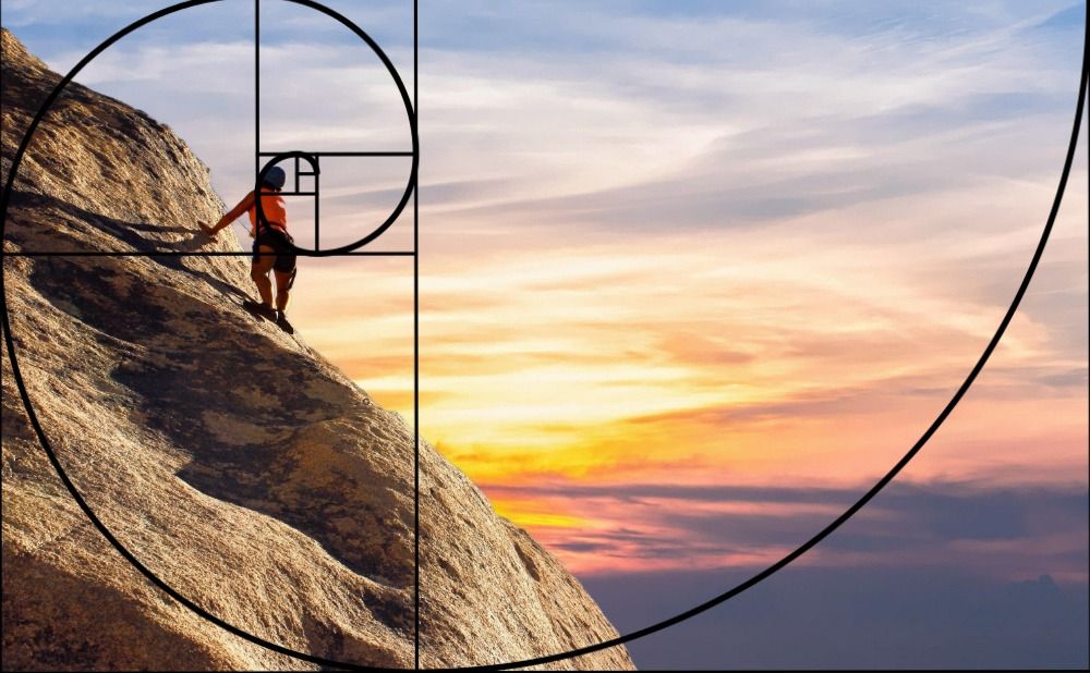 Golden Ratio in Design Rock Climber Sunsetstreet-and-tunnel - What is the golden ratio and why do graphic designers use it so often - Image