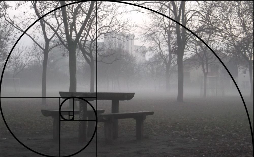 Phi Spiral Park Benches - What is the golden ratio and why do graphic designers use it so often - Image