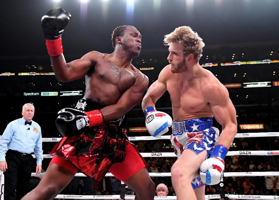 Youtuber bozing match: KSI y Logan Paul en el ring