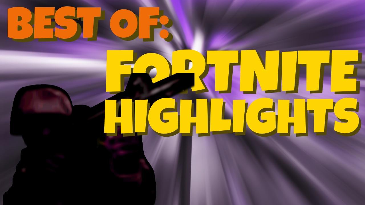 Vignette colorée de la liste de lecture Best of Fortnite Highlights avec l&#39;image d&#39;un personnage tenant une arme à feu - Image