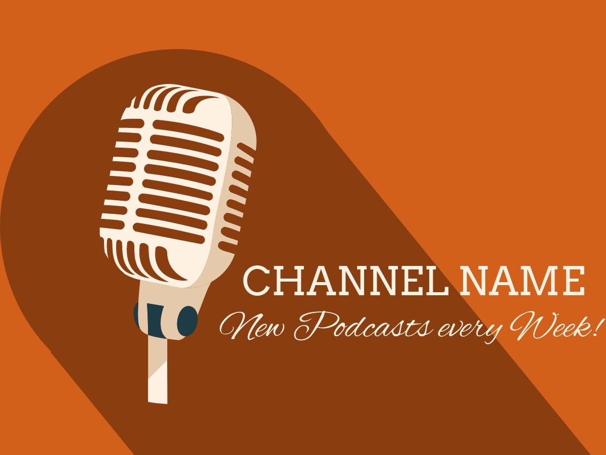 Chaîne YouTube Orange Music avec microphone - Comment créer une chaîne YouTube - Image