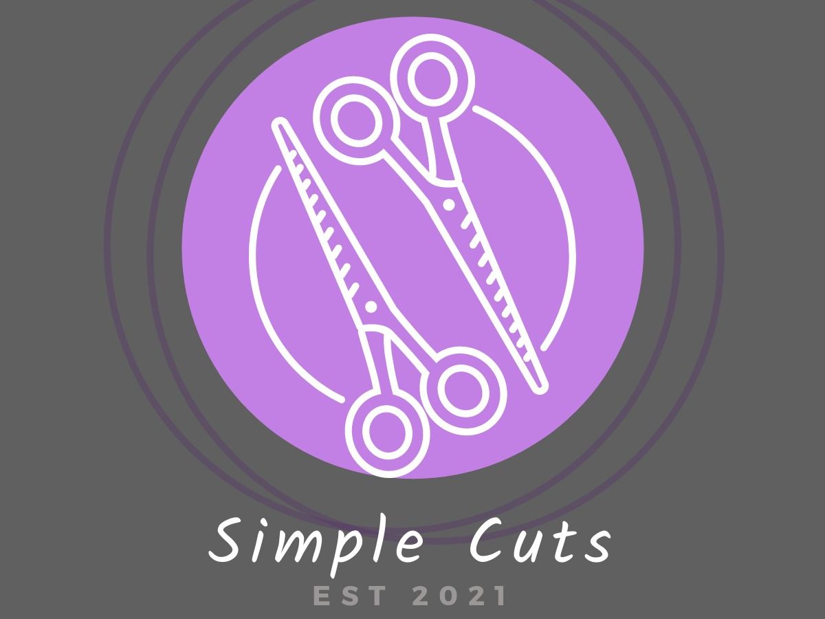 Logo de coiffure violet et gris foncé - Comment concevoir un logo en 6 étapes simples avec l'assistant de conception - Image