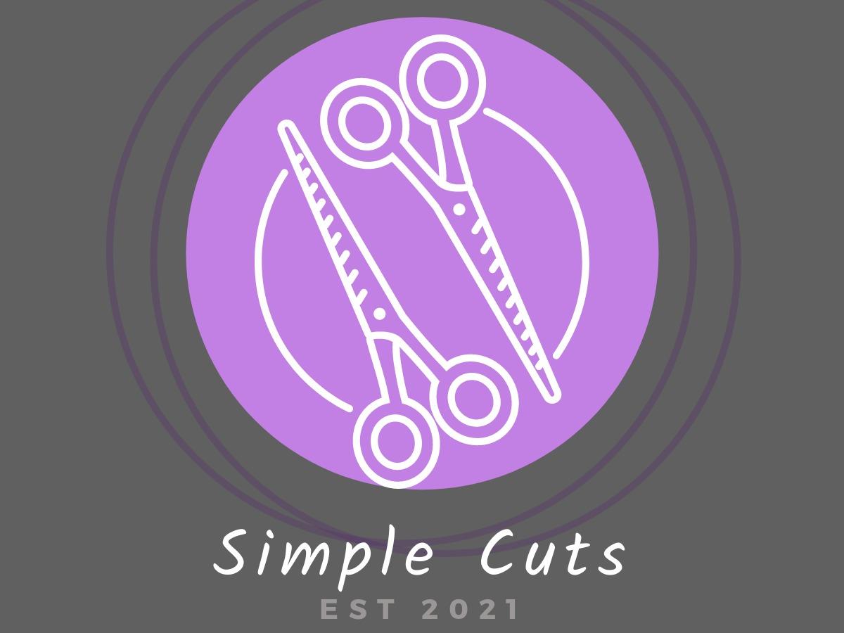 Purple and dark gray hairdressing logo - A detailed step-by-step guide to creating a logo using the Design Wizard - Image