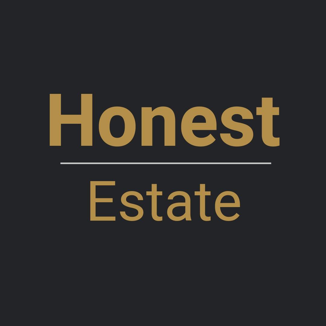 Estate agency typographic logo with the text in a light gold shade - A detailed step-by-step guide to creating a logo using the Design Wizard - Image