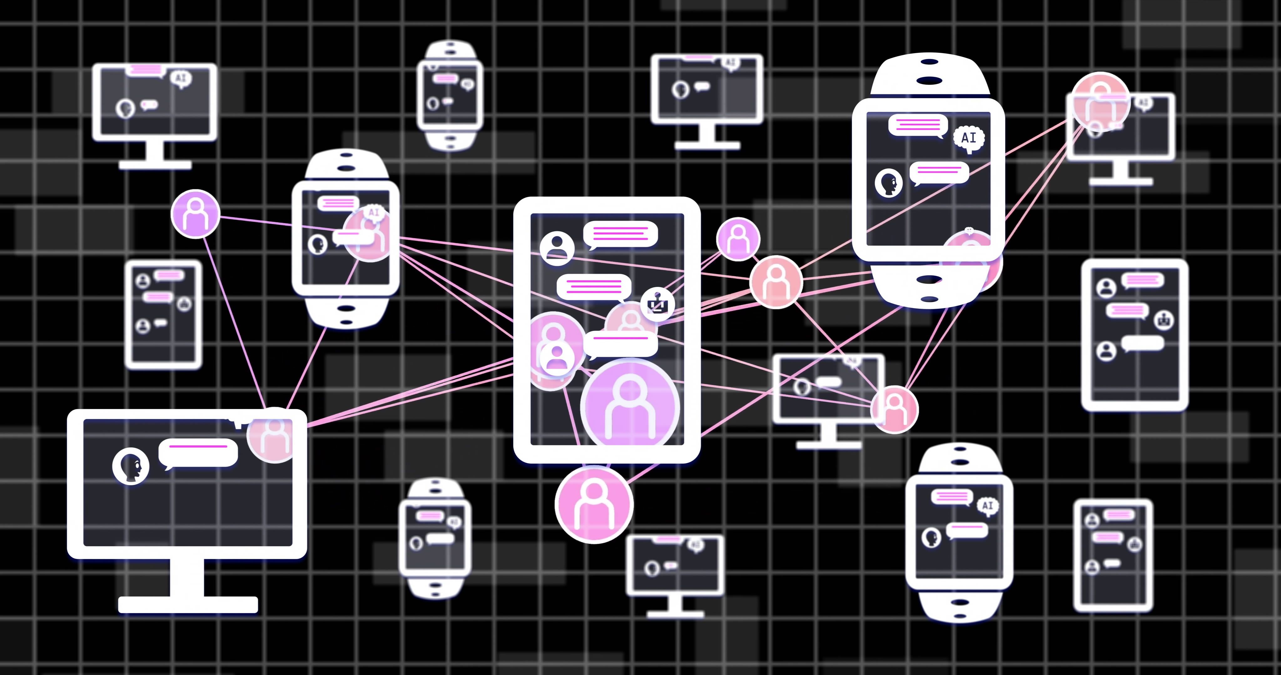 Dispositivos Digitais Conectados e Interface de Chat de IA para Comunicação de Imagem