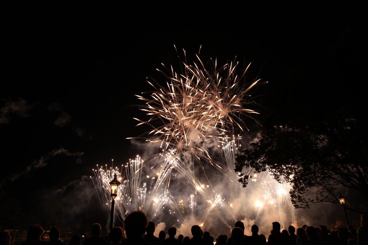 Una multitud observa los fuegos artificiales - Cómo obtener más vistas en YouTube: La guía definitiva - Imagen