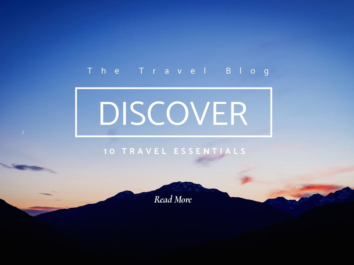 Modèle de blog de voyage avec des images de montagne - Un guide sur la façon d'augmenter les ventes en ligne pendant Covid - Image